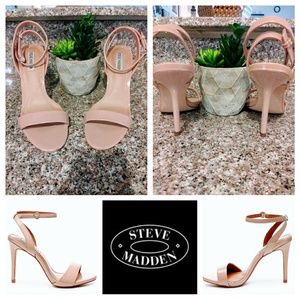 Steve Madden Blush Nude Strappy Heel Sandals